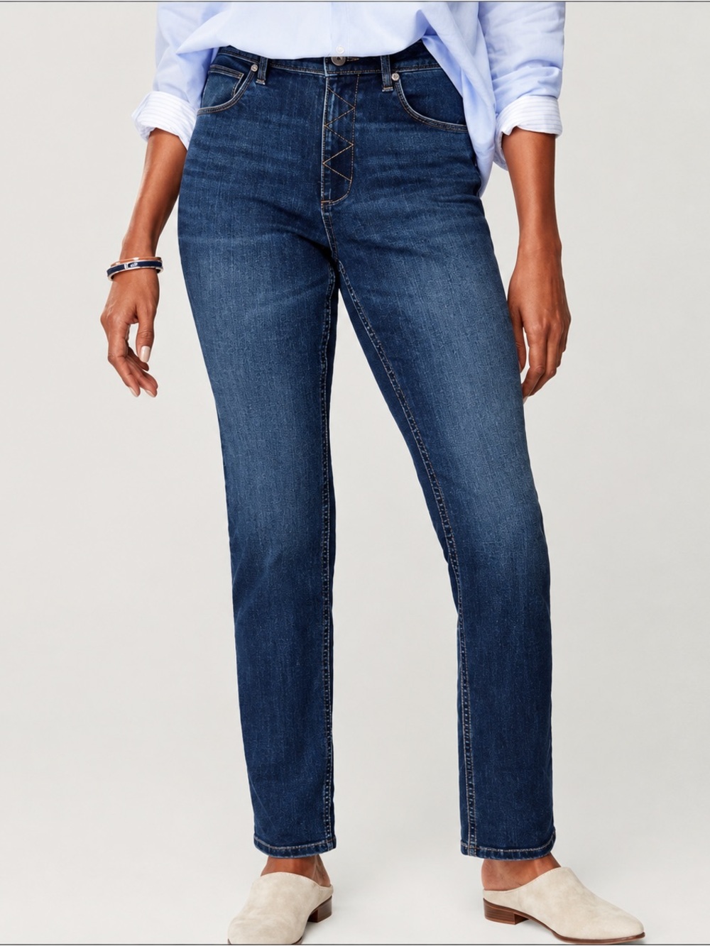 J.Jill High Rise Straight Leg Jeans